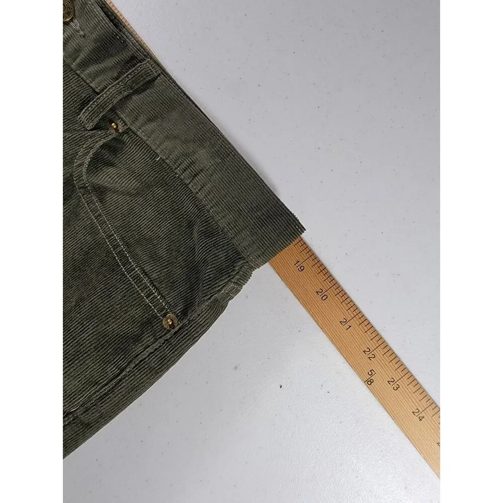 NWT J. Crew Men's Green Corduroy Pants - 34 x 32